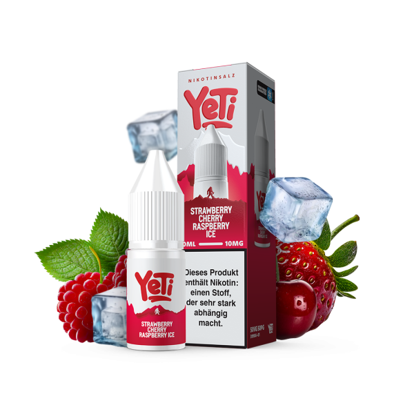 Strawberry Cherry Raspberry Ice Overdozed - Yeti Summit Nikotinsalz