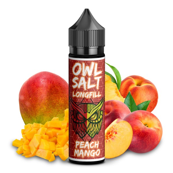 Peach Mango Overdosed - OWL Salt Longfill 10ml Aroma