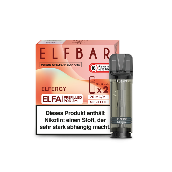Elfergy - ELF BAR ELFA POD 20mg (2x)
