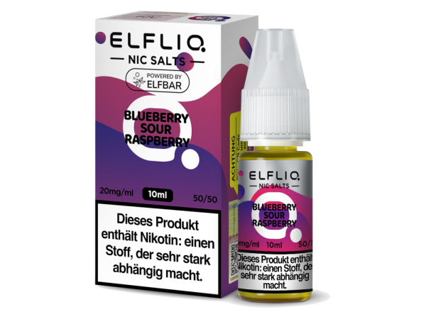 Blueberry Sour Raspberry - ELFLIQ Nikotinsalz