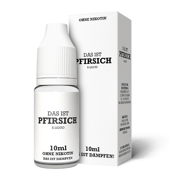 Pfirsich - Das ist Dampfen E-Liquid