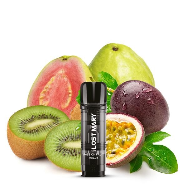 Kiwi Passion Fruit Guava - Lost Mary Tappo Pod 20mg (2x)