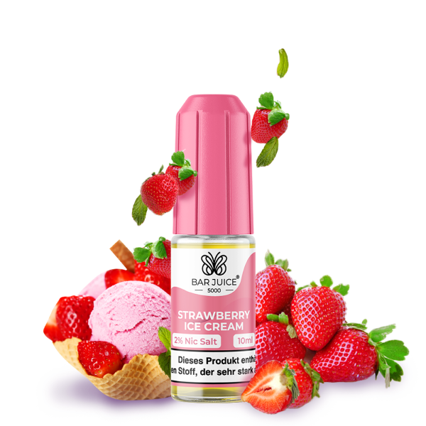 Strawberry Ice Cream - Bar Juice 5000 Nikotinsalz