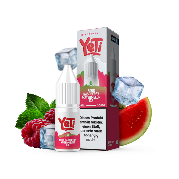 Sour Raspberry Watermelon Ice Overdozed - Yeti Summit Nikotinsalz