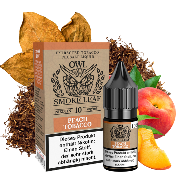 Peach Tobacco - OWL Smoke Leaf Nikotinsalz