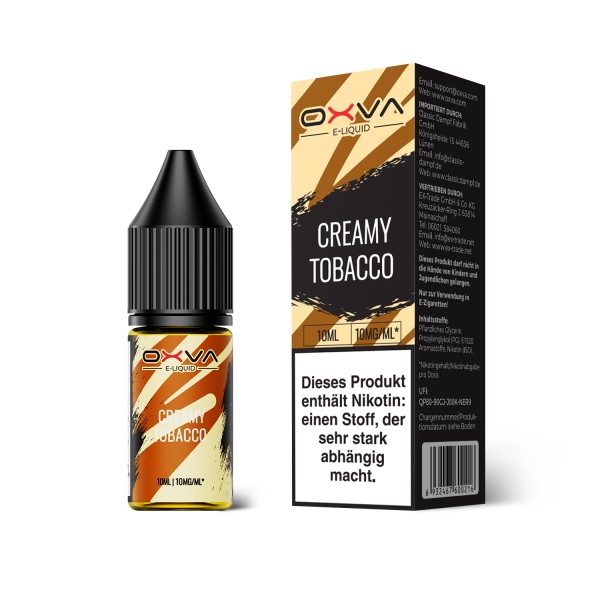 Creamy Tobacco - OXVA Nikotinsalz