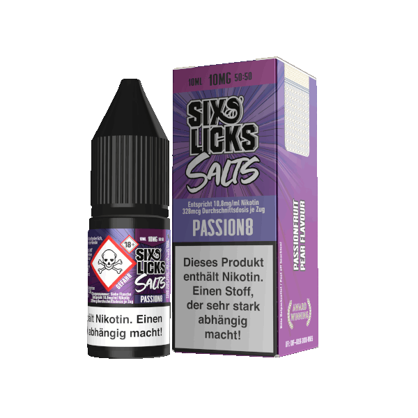 PASSION8 - Six Licks Nikotinsalz