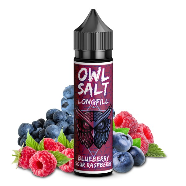 Blueberry Sour Raspberry Overdosed - OWL Salt Longfill 10ml Aroma
