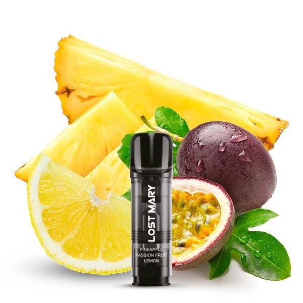 Pineapple Passion Fruit Lemon - Lost Mary Tappo Pod 20mg (2x)