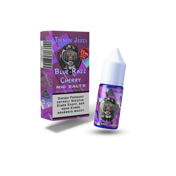 Blue Razz Cherry Overdosed - Tornado Juices Nikotinsalz 20mg