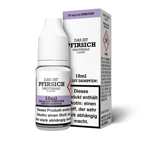 Pfirsich - Das ist Dampfen NicSalt