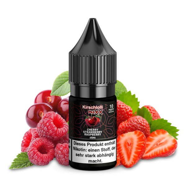 Cherry Raspberry Strawberry Overdosed - Kirschlolli MAXX Nikotinsalz