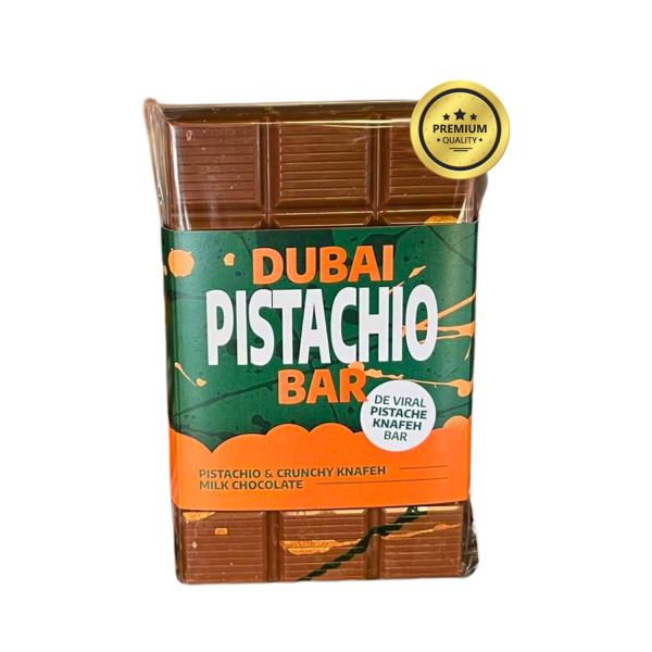 Pistachio Knafeh Vollmilch 100g - Viral Dubai Bar (1x)