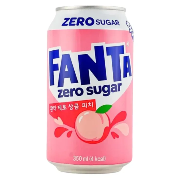 Fanta - Zero Peach - 350ml  [KR]