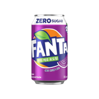 Fanta - Zero Grape - 350ml  [KR]