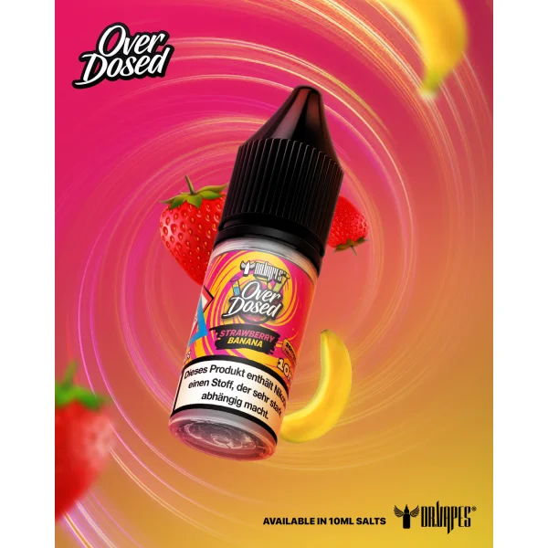 Strawberry Banana Overdosed - Dr Vapes Nikotinsalz 20mg