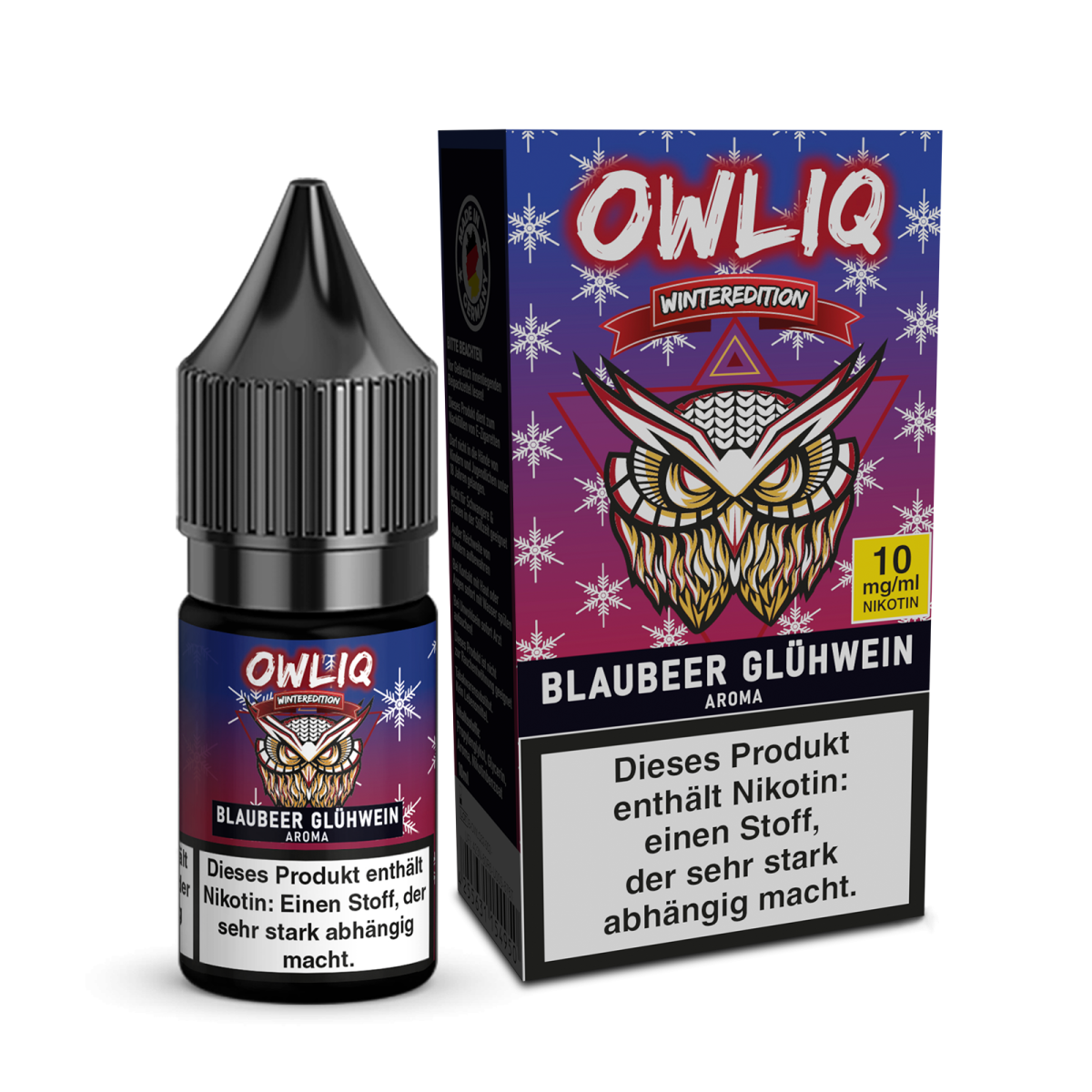 elfbar elfa master akku Blaubeer Glühwein Weihnachtsedition - OWLIQ Nikotinsalz