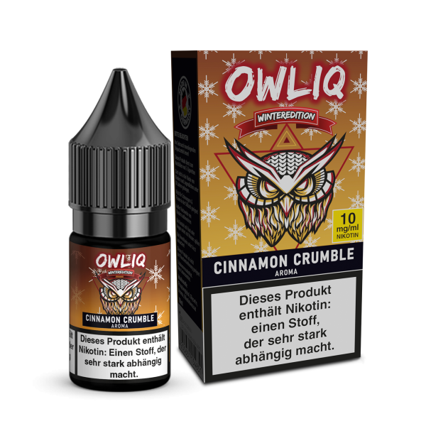 Cinnamon Crumble Weihnachtsedition - OWLIQ Nikotinsalz 10mg