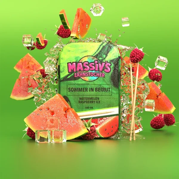 SOMMER - Watermelon Raspberry Ice - Massivs Zahnstocher - 50g (100x)