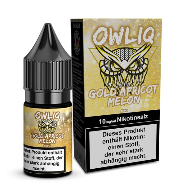 Gold Apricot Melon Overdosed - OWLIQ Nikotinsalz