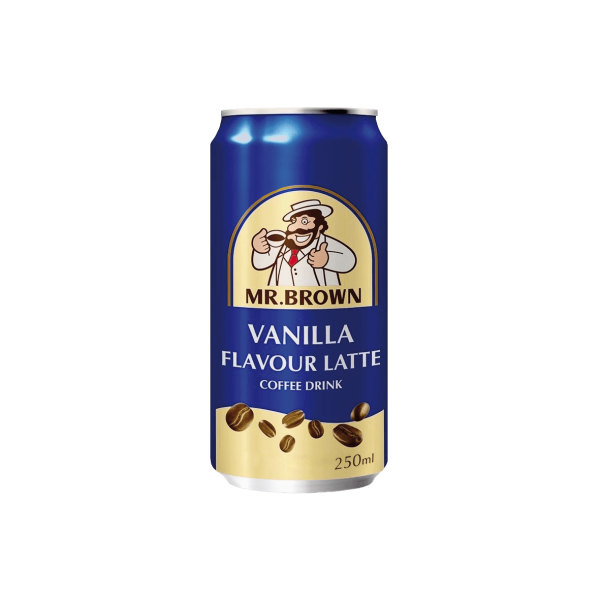 Mr. Brown - Vanilla Latte Coffee Drink - 250ml [DE]