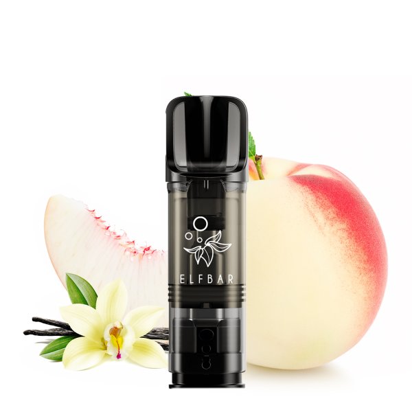Vanilla White Peach - ELF BAR ELFA POD 20mg (2x)