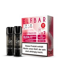 White Peach Ice - ELF BAR ELFA POD 20mg (2x)