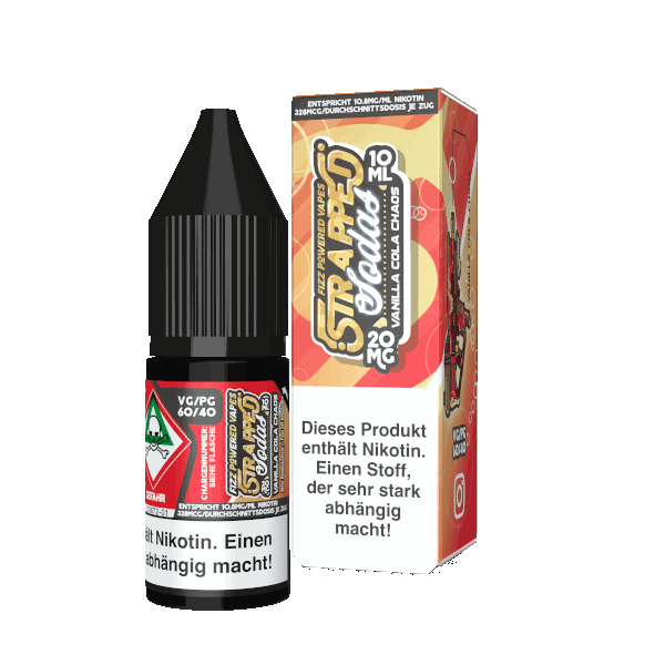 Vanilla Cola Chaos - Strapped Soda Nikotinsalz - MHD ABGELAUFEN 06.25