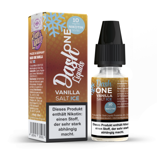 "A" STEUER 2023 - Vanilla Ice - Dash One Nikotinsaltz 10mg