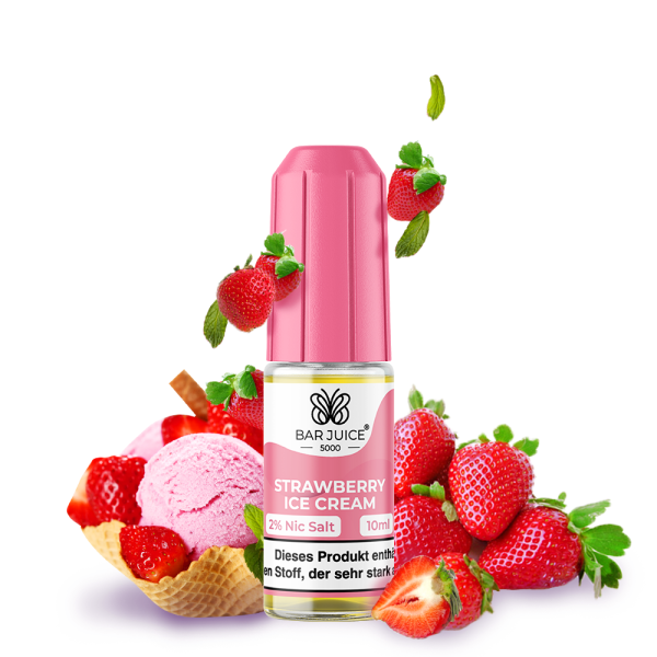 Strawberry Ice Cream - Bar Juice 5000 Nikotinsalz 20mg