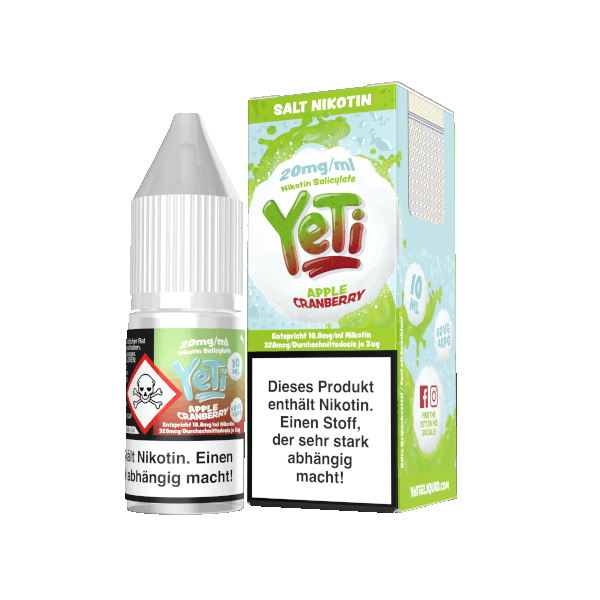 Apple Cranberry - Yeti Nikotinsalz 20mg