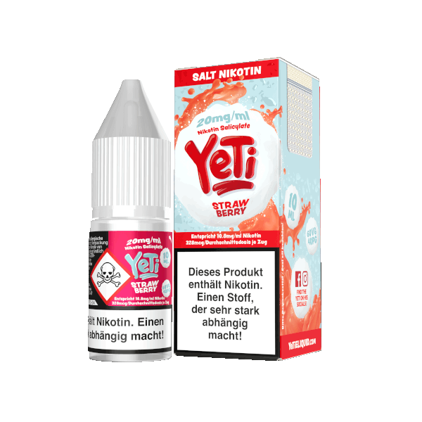Strawberry - Yeti Nikotinsalz 20mg