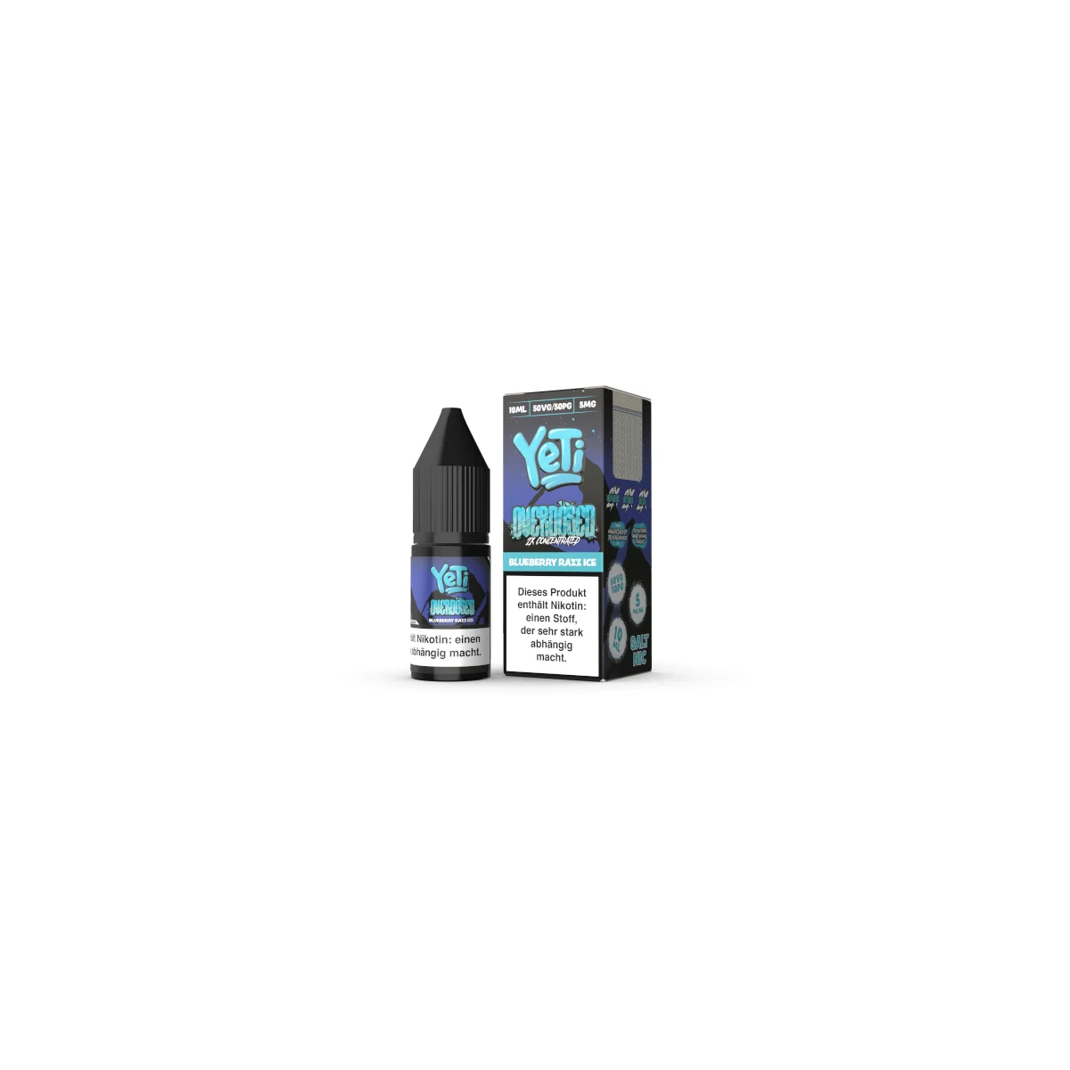 Blueberry Razz Ice - Yeti Overdosed Nikotinsalz