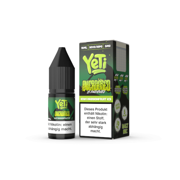 Kiwi Passionfruit Ice - Yeti Overdosed Nikotinsalz