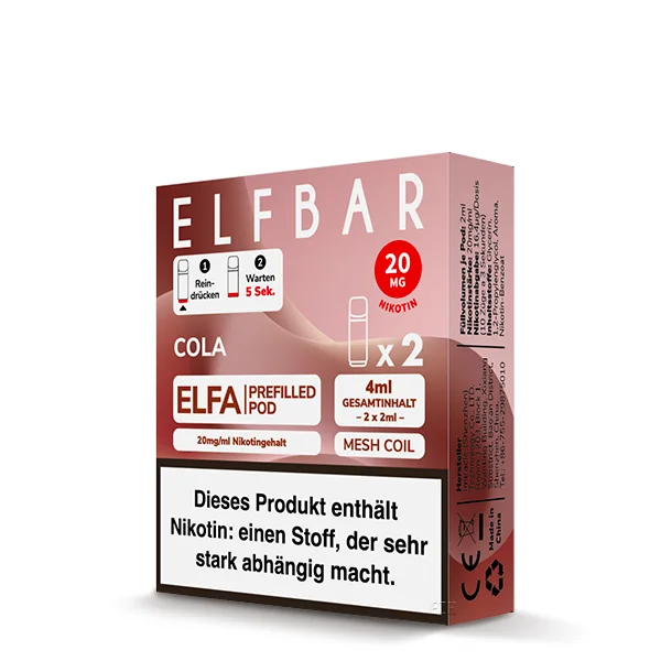 Cola - ELF BAR ELFA POD 20mg (2x)