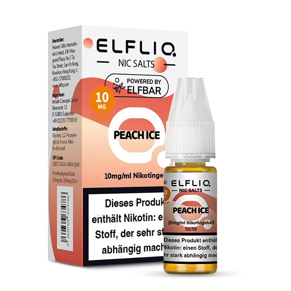 Peach Ice - ELFLIQ Nikotinsalz 10mg