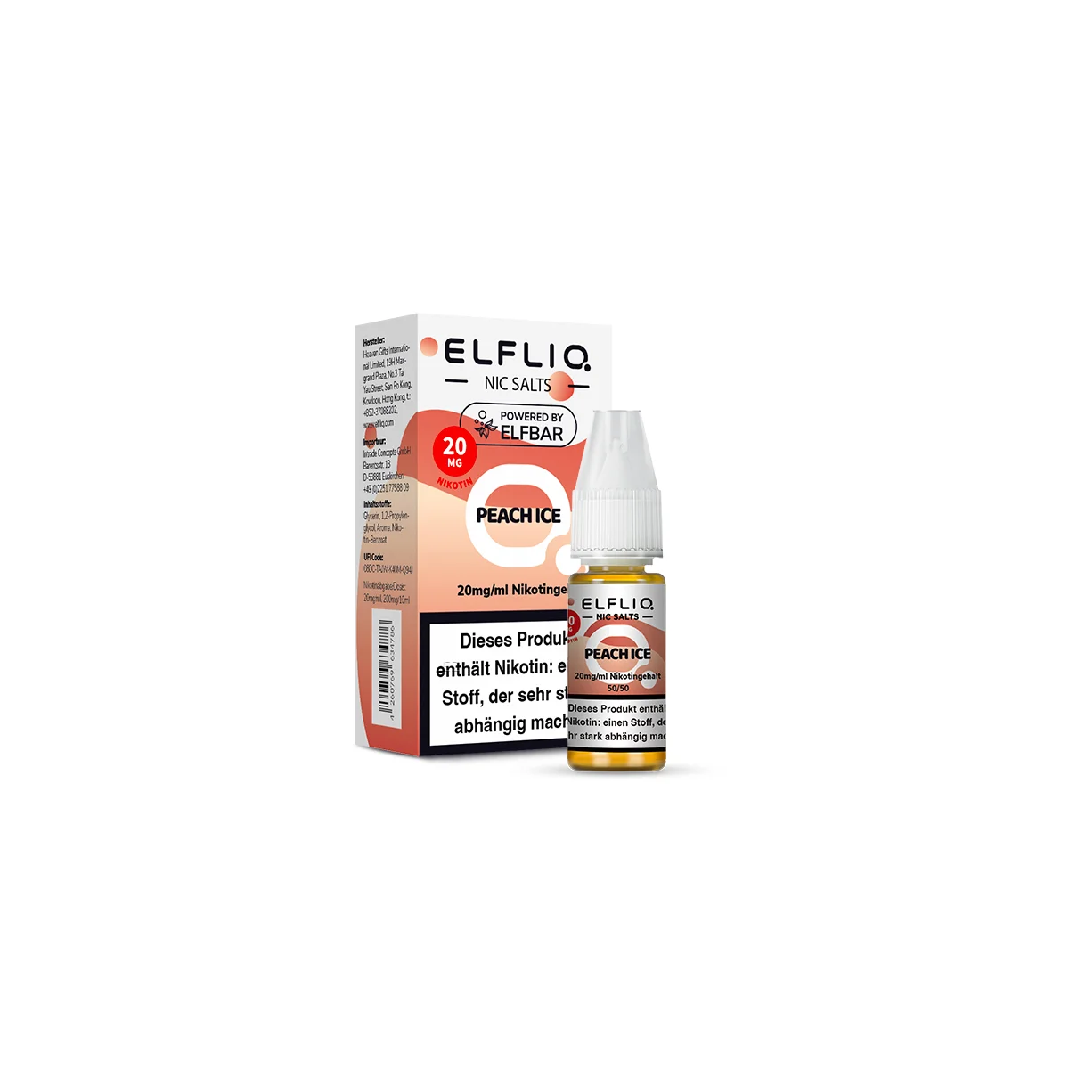Peach Ice - ELFLIQ Nikotinsalz 20mg