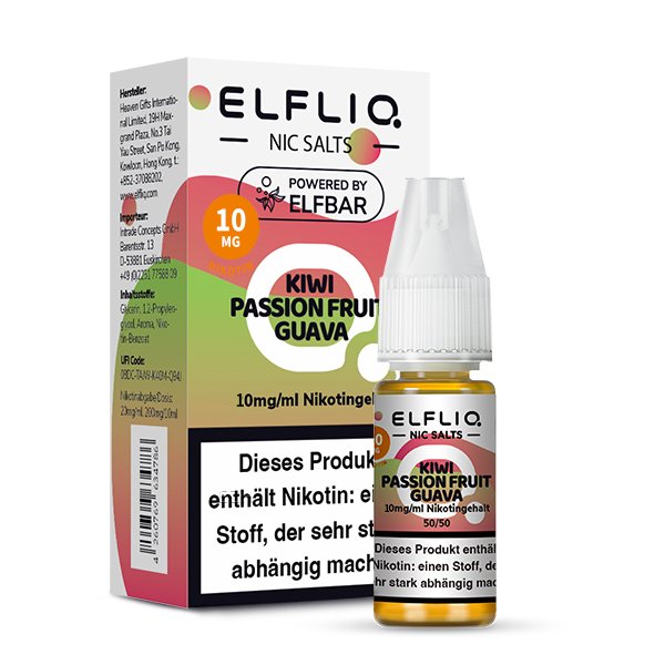 Kiwi Passionfruit Guava - ELFLIQ Nikotinsalz