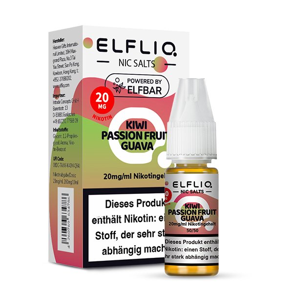 Kiwi Passionfruit Guava - ELFLIQ Nikotinsalz 20mg