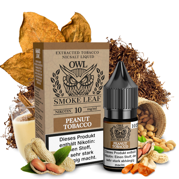 Peanut Tobacco - OWL Smoke Leaf Nikotinsalz 10mg