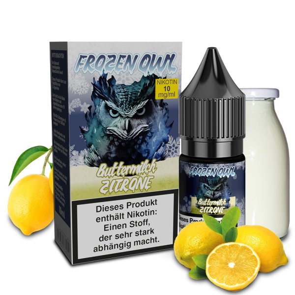 Buttermilch Zitrone - Frozen OWL Nikotinsalz 10mg