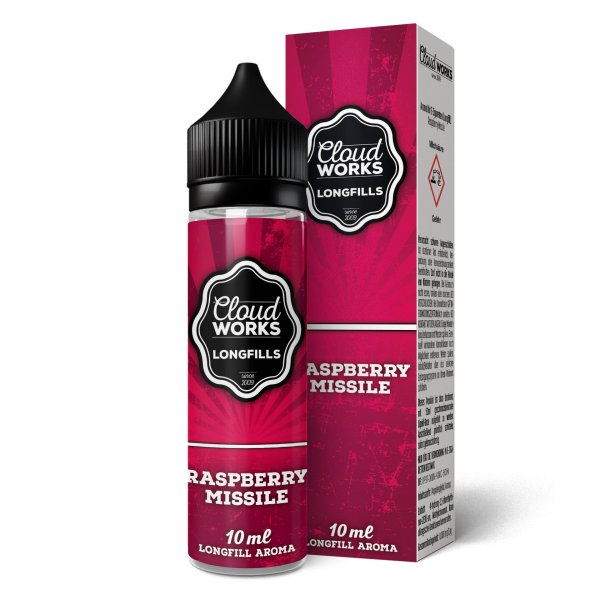 Raspberry Missile - Cloudworks Overdosed 10ml Longfill Aroma