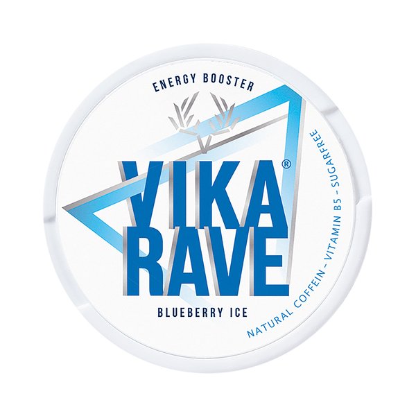 Blueberry Ice - VIKA Rave Koffein Pouches