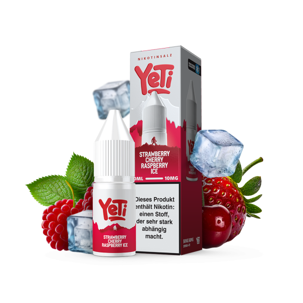 Strawberry Cherry Raspberry Ice Overdozed - Yeti Summit Nikotinsalz