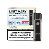 Blue Razz Lemonade - Lost Mary Tappo Pod 20mg (2x)