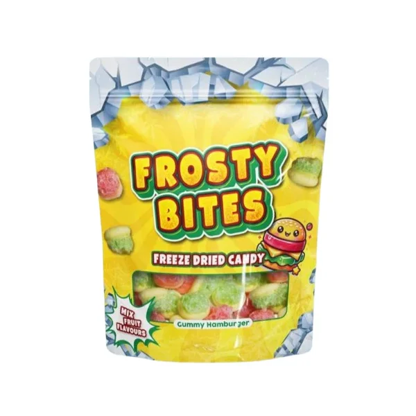 Frosty Bites - Gummy Hamburger - Freeze Dried Candy - 50g