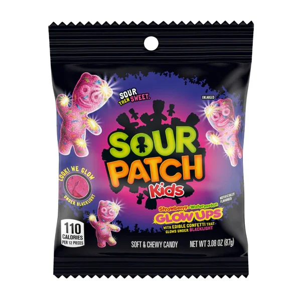 Glow Ups - Strawberry Watermelon - Sour Patch Kids - 87g (1x)