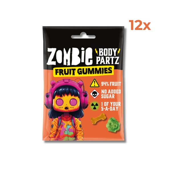Zombie Body Partz - Fruit Gummies - 420g (12x35g)
