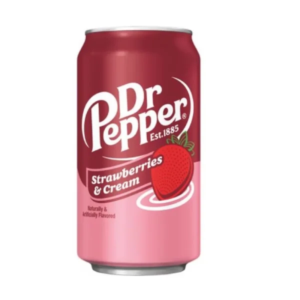 Dr Pepper - Strawberries & Cream - USA - 355ml (1x)