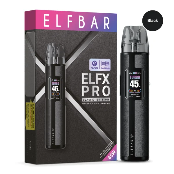 Black - ELFA ELFX PRO Refillable Pod Kit 2ml
